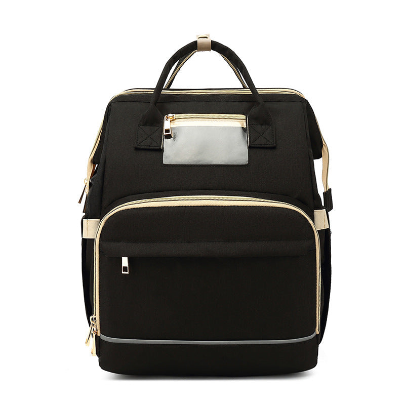Large Capacity Mother and Baby Bag with Folding Crib Pi-Mart