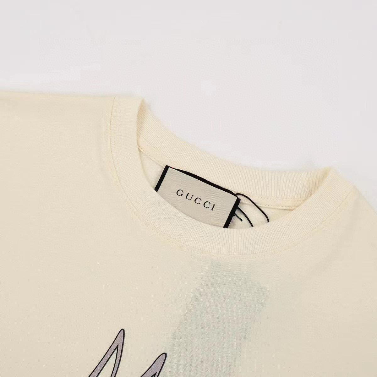 Gucci T-Shirt Without Collar 'Beige' Banlieue91