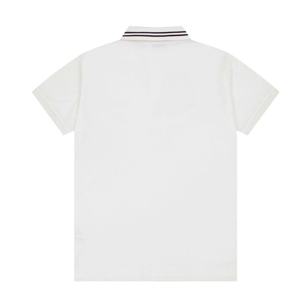 Burberry White T-Shirt With Collar Banlieue91