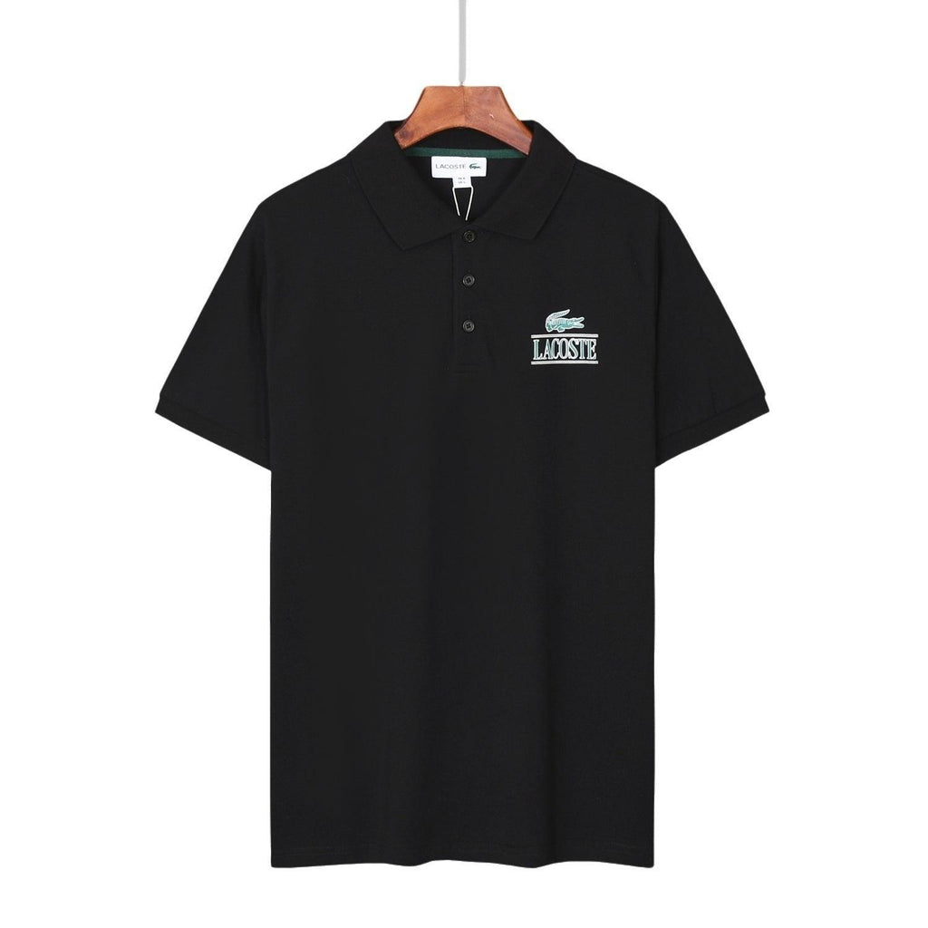 Lacoste Black T-shirt With Collar Banlieue91