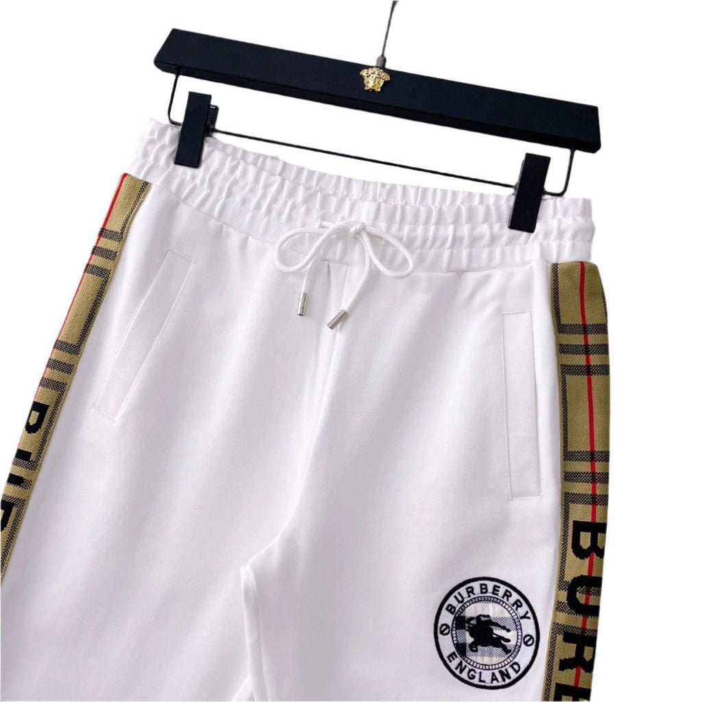 Burberry Long Pant 'White/Brown/Beige' Banlieue91