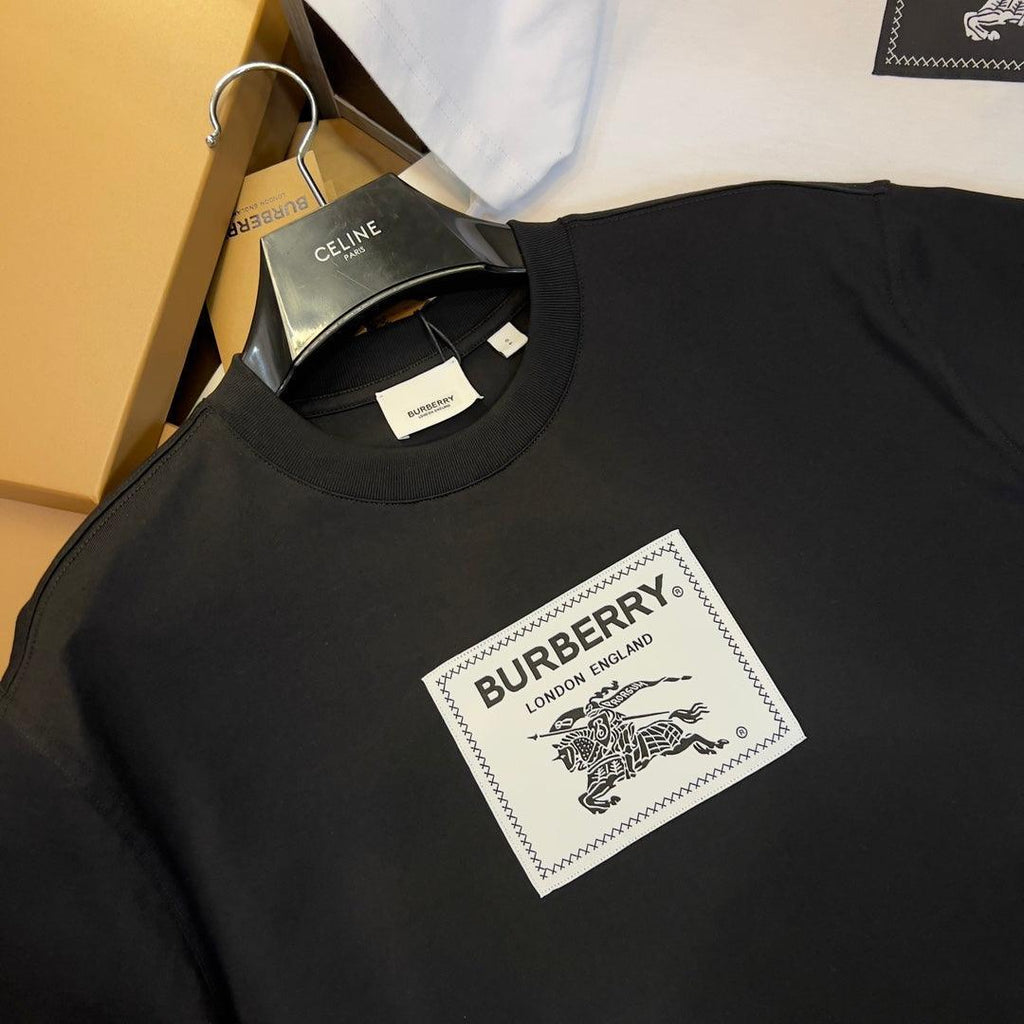 Burberry T-Shirt Without Collar 'Black' Banlieue91
