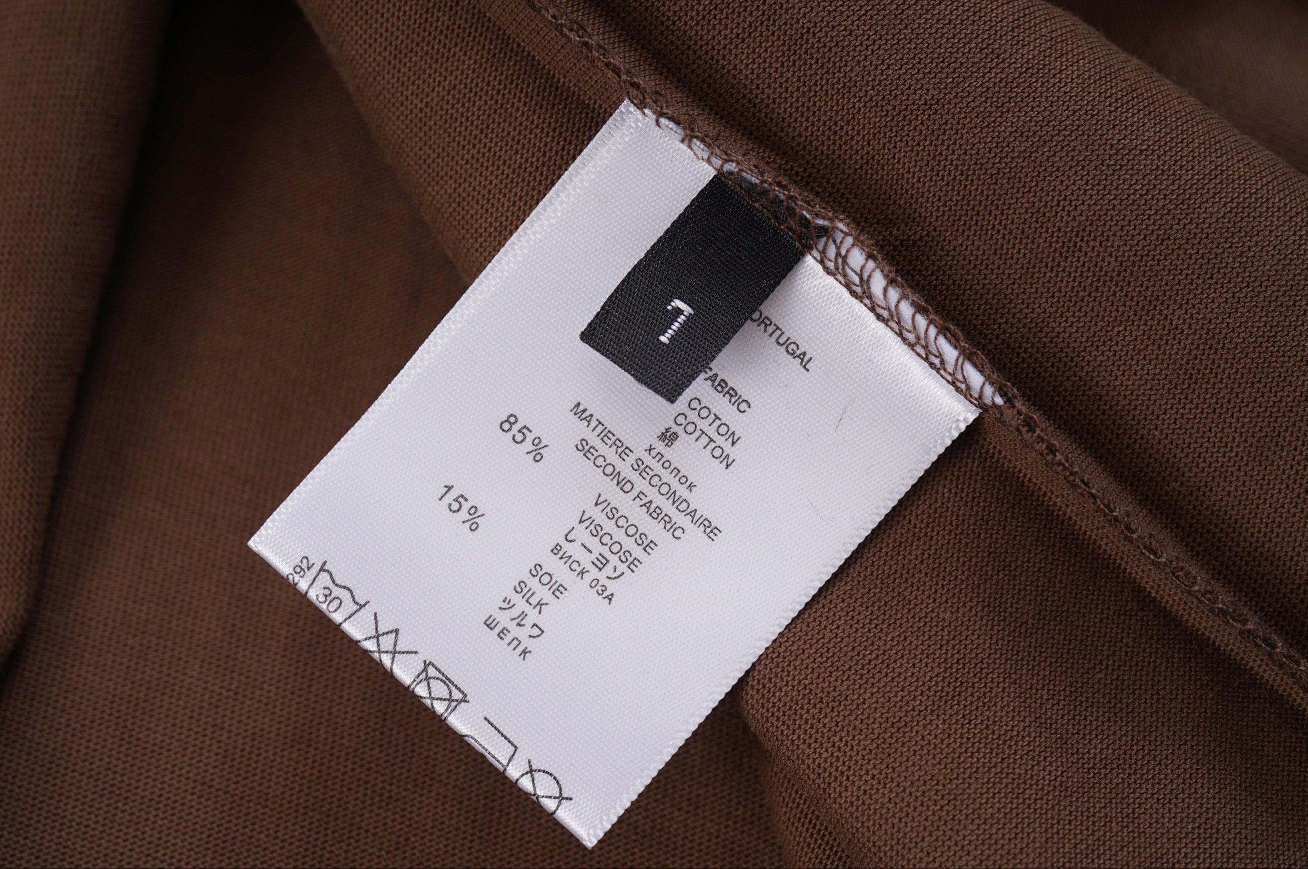 Moschino T-Shirt Without Collar 'Brown-Black' Banlieue91