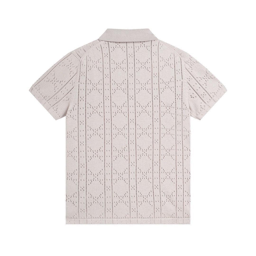 Dior Light Brown T-Shirt With Collar Banlieue91