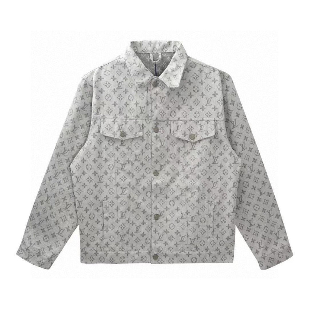 Louis Vuitton  Monogram Denim Jacket Grey Banlieue91