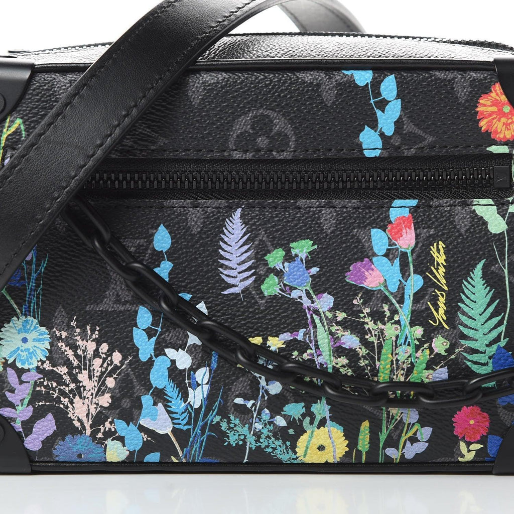 Louis Vuitton Monogram Eclipse Flower Print Mini Soft Trunk Women's Bag Banlieue91