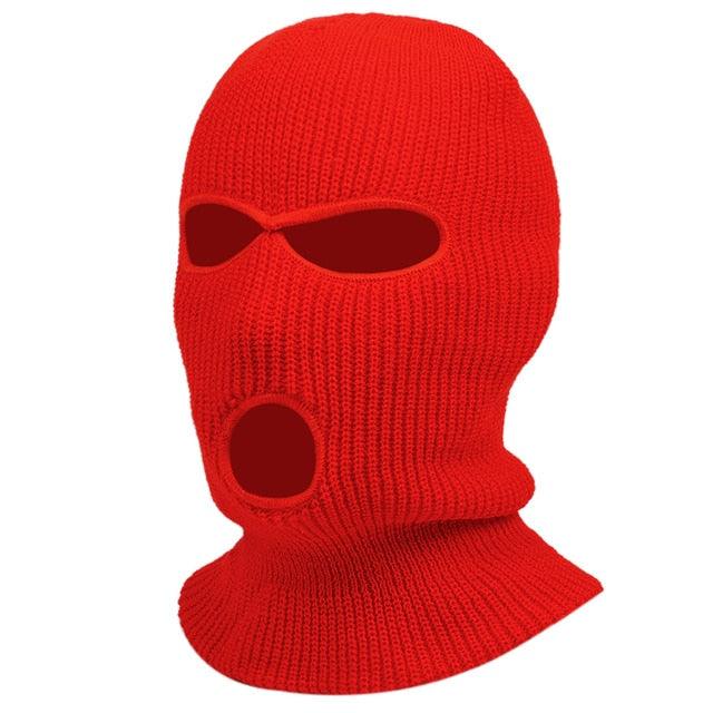 1Pc Embroidery Balaclava Face Mask 3-Hole for Cold Weather, Winter Ski Mask for Men and Women Thermal Cycling Mask Christmas Gift Face Scarf Mask Sunscreen Dustproof Army Cycling Hunting Fishing Tactical Airsoft Hat Stevvex