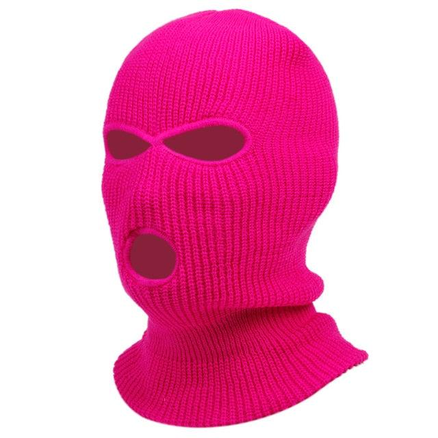 1Pc Embroidery Balaclava Face Mask 3-Hole for Cold Weather, Winter Ski Mask for Men and Women Thermal Cycling Mask Christmas Gift Face Scarf Mask Sunscreen Dustproof Army Cycling Hunting Fishing Tactical Airsoft Hat Stevvex