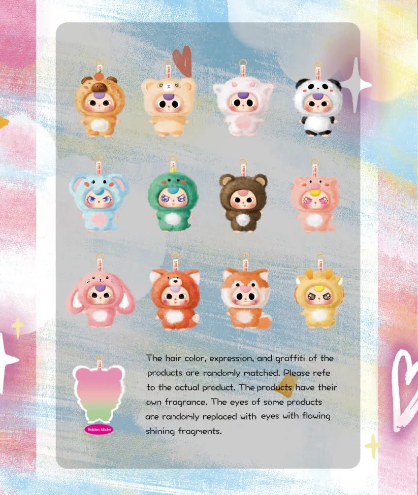 Baby Three De Lovely Series Plush Blind Box Labubu Loot