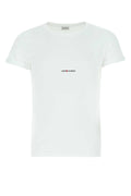 Saint Laurent Men White Cotton T-Shirt Luosophy