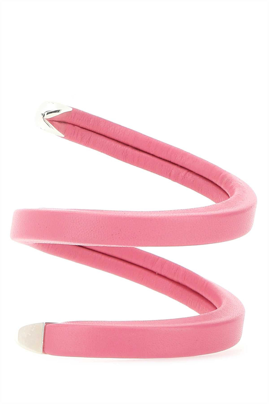 Bottega Veneta Women Pink Nappa Leather Bracelet Luosophy