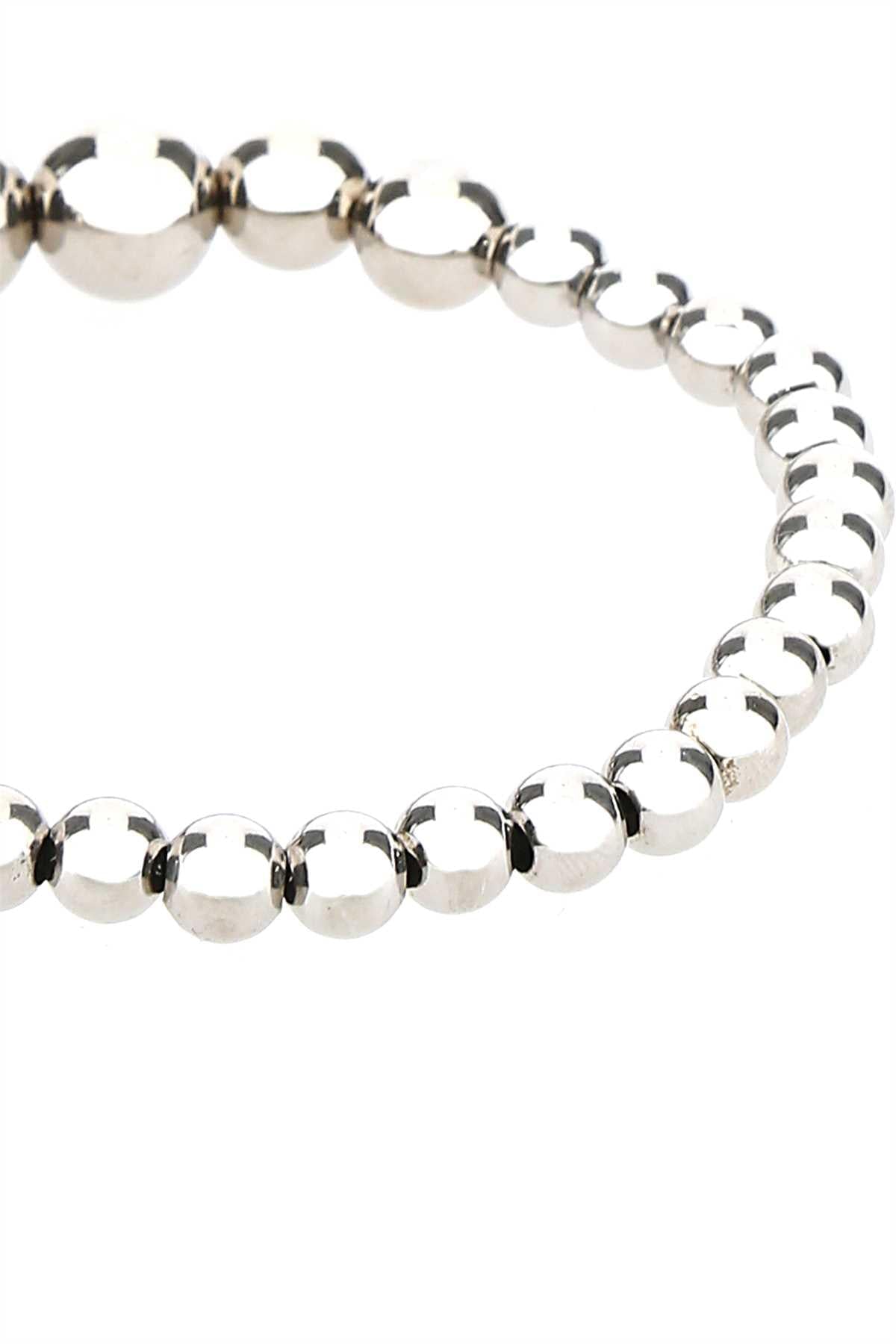 Alexander Mcqueen Men Silver Metal Bracelet Luosophy