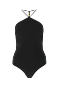 Bottega Veneta Women Black Stretch Cashmere Blend Bodysuit