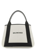 Balenciaga Women Two-Tone Canvas Handbag