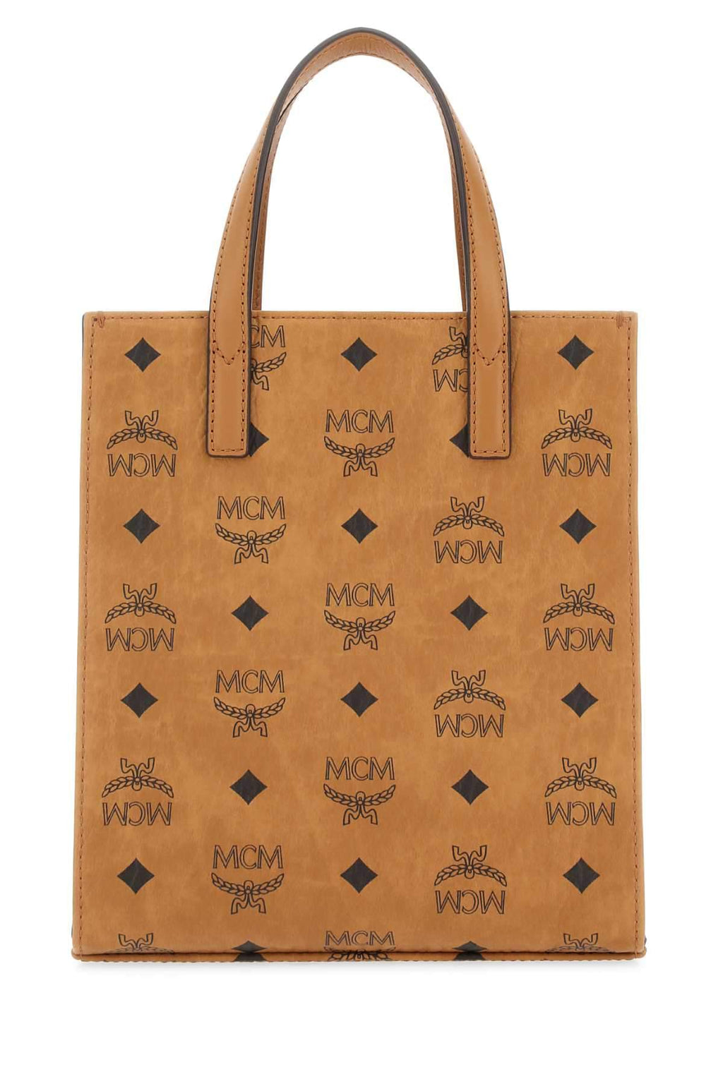 Mcm Unisex Printed Canvas Shopping Bag Luosophy