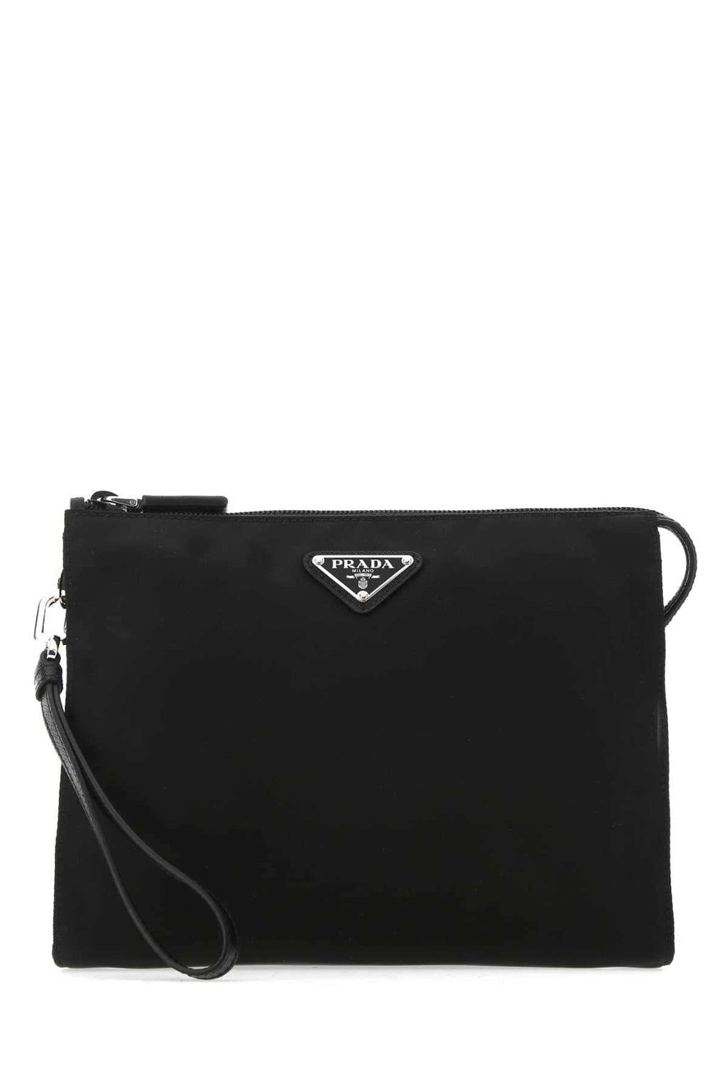 Prada Men Black Re-Nylon Clutch Luosophy