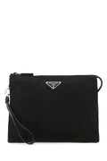 Prada Men Black Re-Nylon Clutch Luosophy