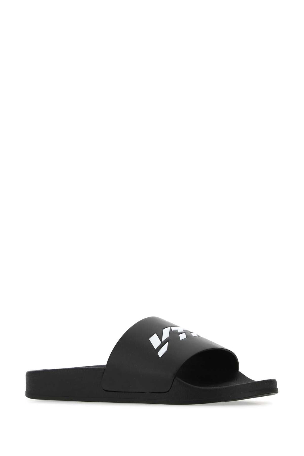 Vtmnts Men Black Rubber Slippers