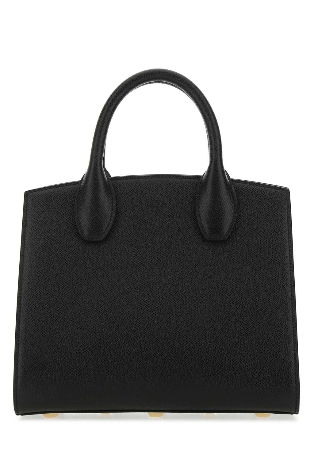 Salvatore Ferragamo Women Black Leather The Studio Handbag