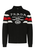 Prada Men Black Cashmere Cardigan Luosophy