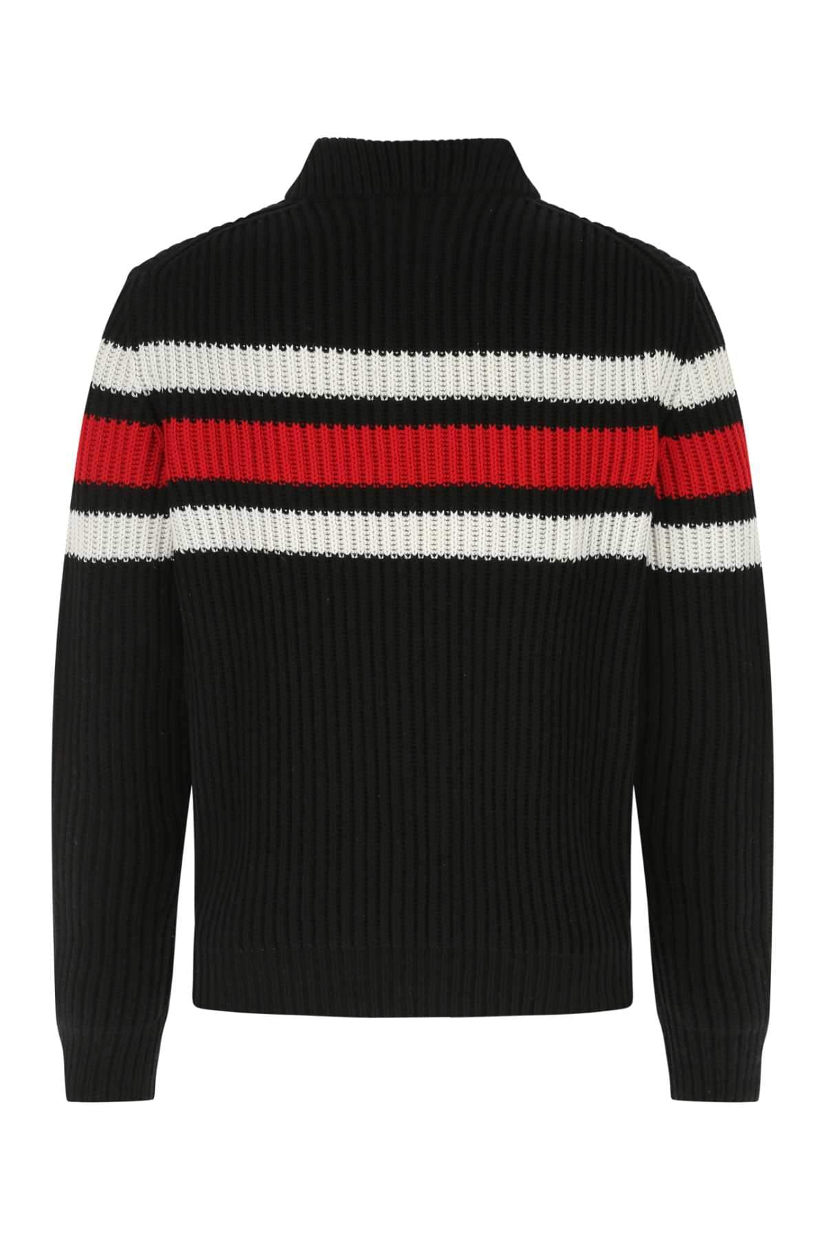 Prada Men Black Cashmere Cardigan Luosophy