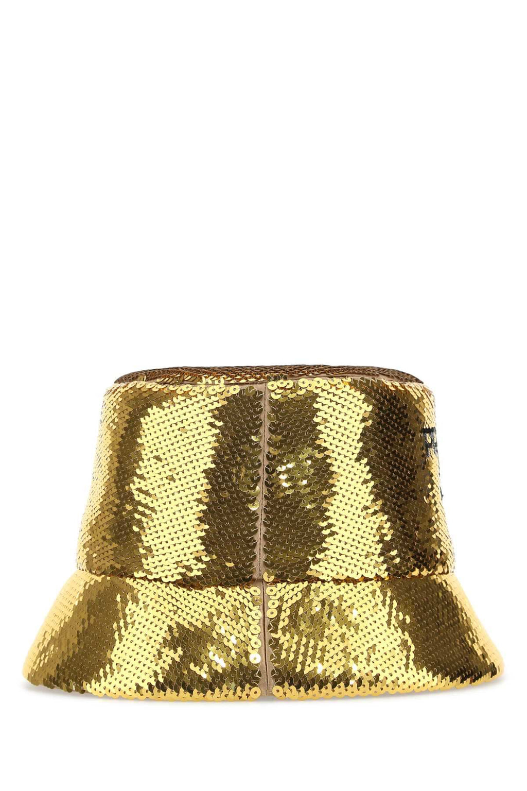 Prada Women Gold Sequins Bucket Hat Luosophy