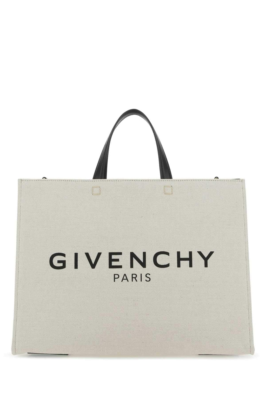 Givenchy Women Ivory Canvas Medium G Shopping Bag Luosophy