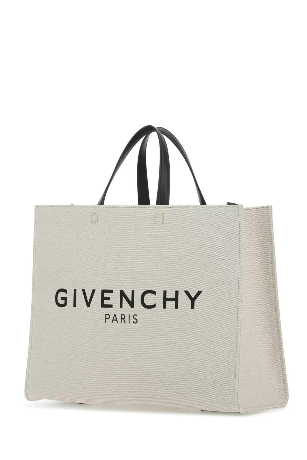 Givenchy Women Ivory Canvas Medium G Shopping Bag Luosophy