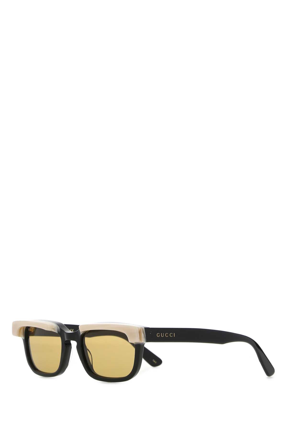 Gucci Men Black Acetate Sunglasses Luosophy