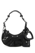 Balenciaga Women Black Leather Le Cagole Xs Shoulder Bag Luosophy
