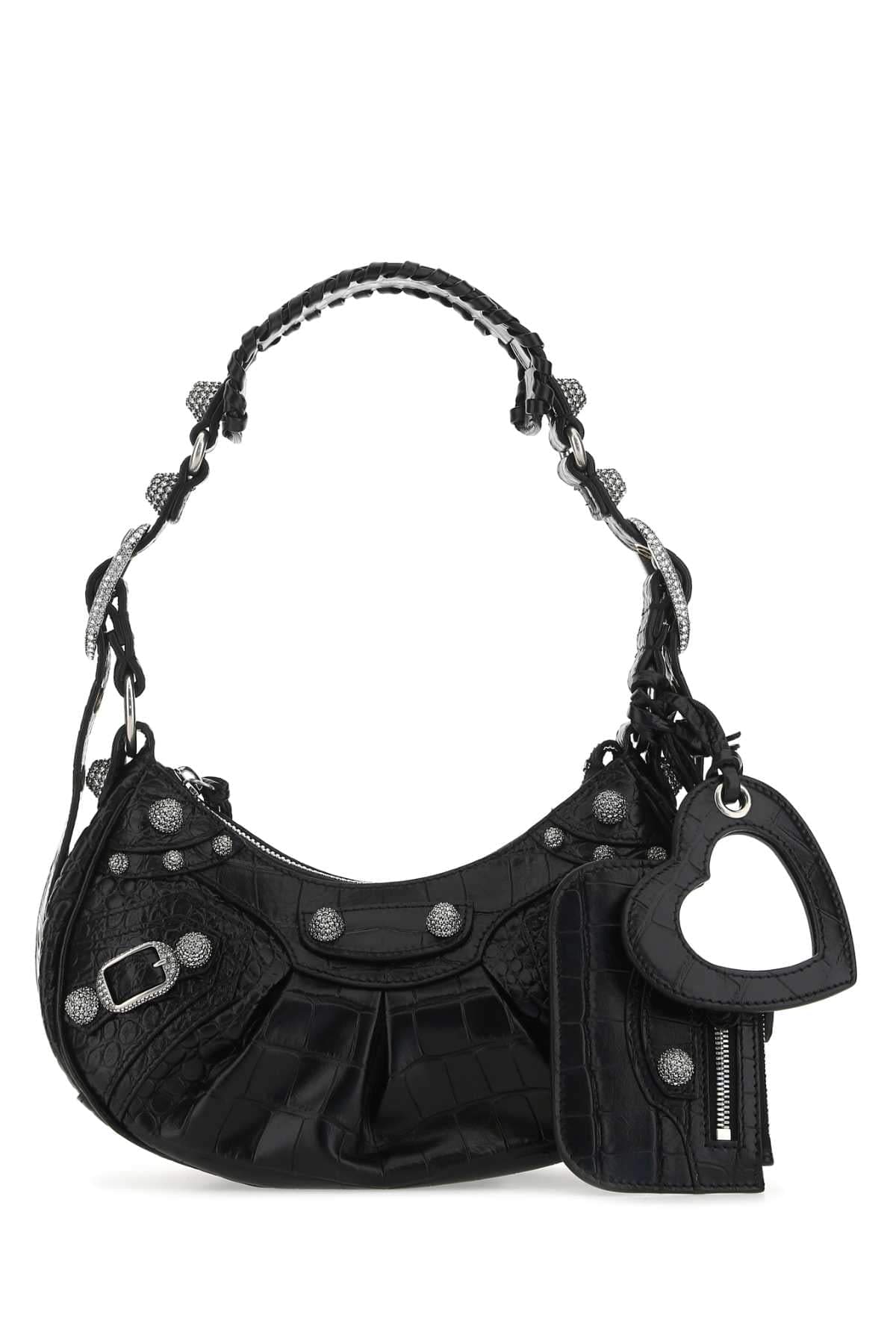 Balenciaga Women Black Leather Le Cagole Xs Shoulder Bag Luosophy