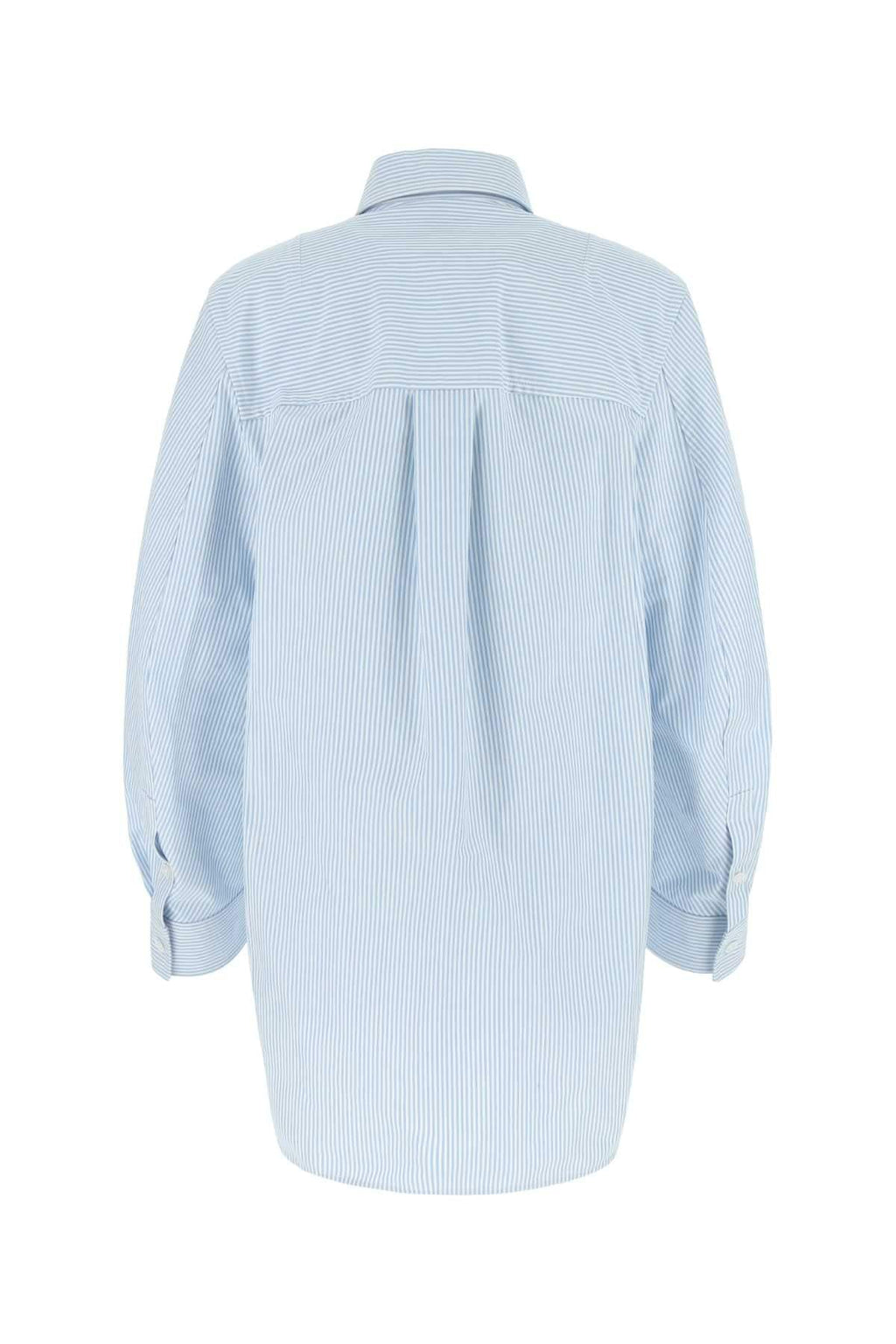 Bottega Veneta Women Embroidered Cotton Oversize Shirt Luosophy