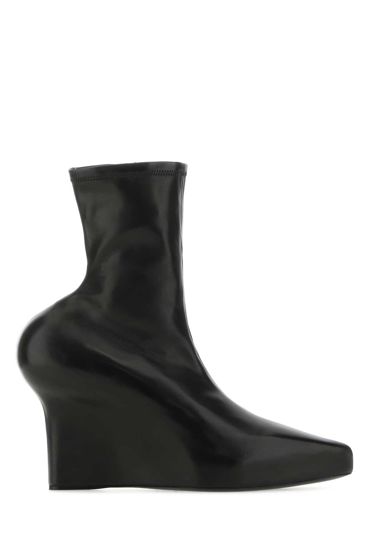Givenchy Women Black Nappa Leather Ankle Boots Luosophy