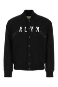 Alyx Men Black Wool Blend Bomber Jacket Luosophy