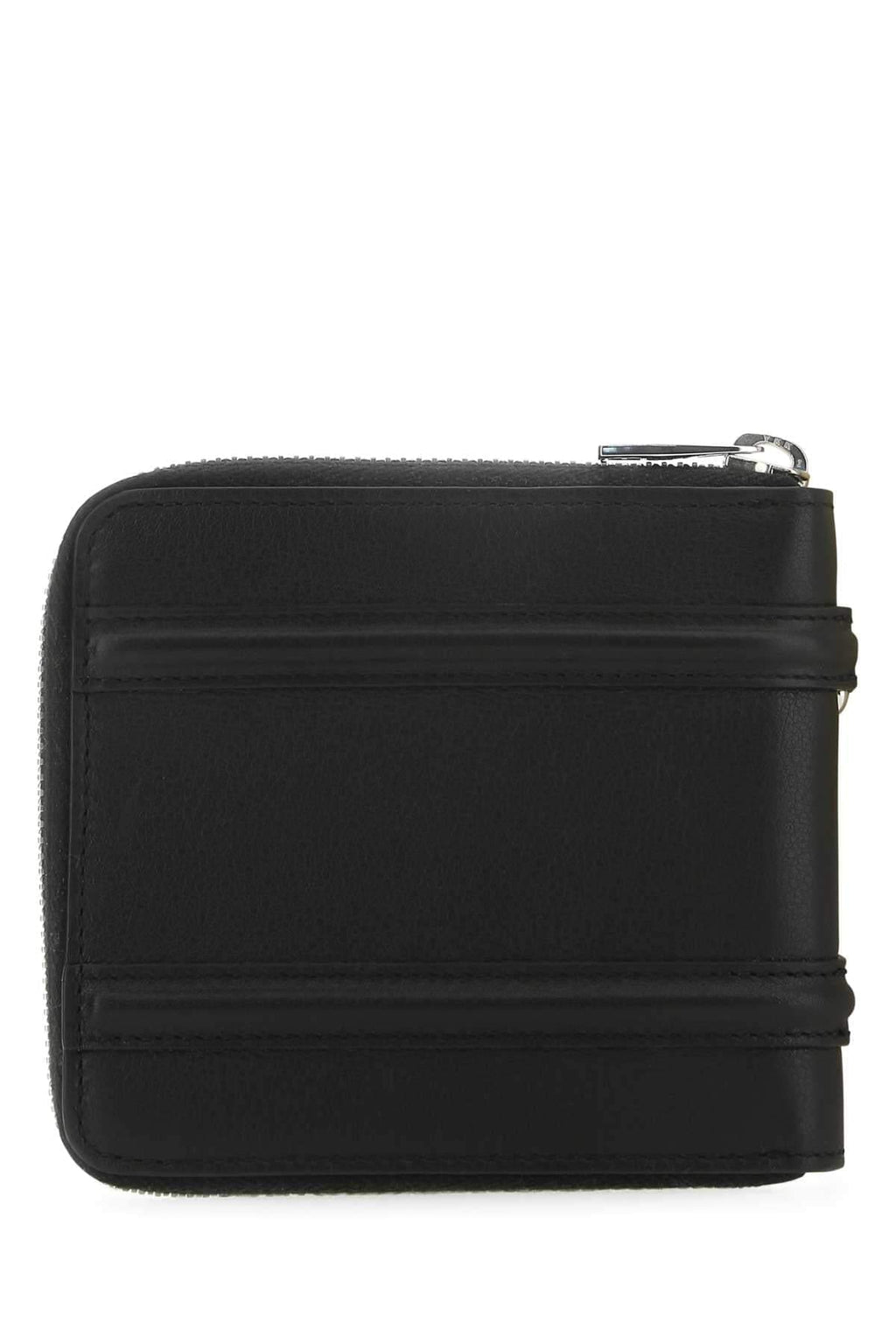 Alexander Mcqueen Men Black Leather Wallet Luosophy