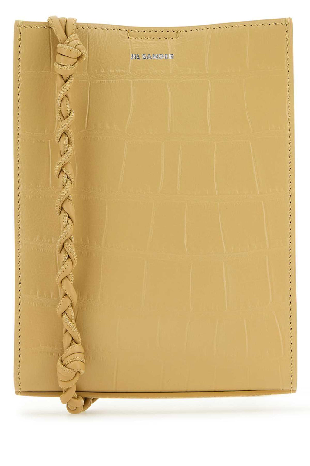Jil Sander Women Beige Leather Small Tangle Shoulder Bag Luosophy