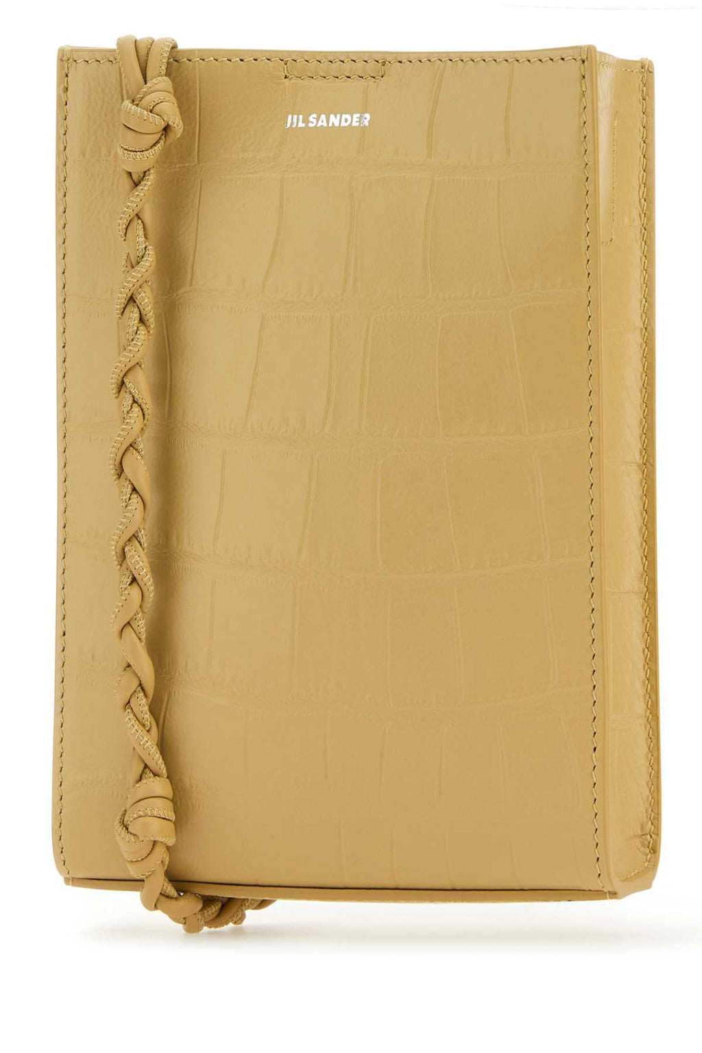 Jil Sander Women Beige Leather Small Tangle Shoulder Bag Luosophy