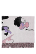 Alexander Mcqueen Women Embroidered Wool Blend Blanket