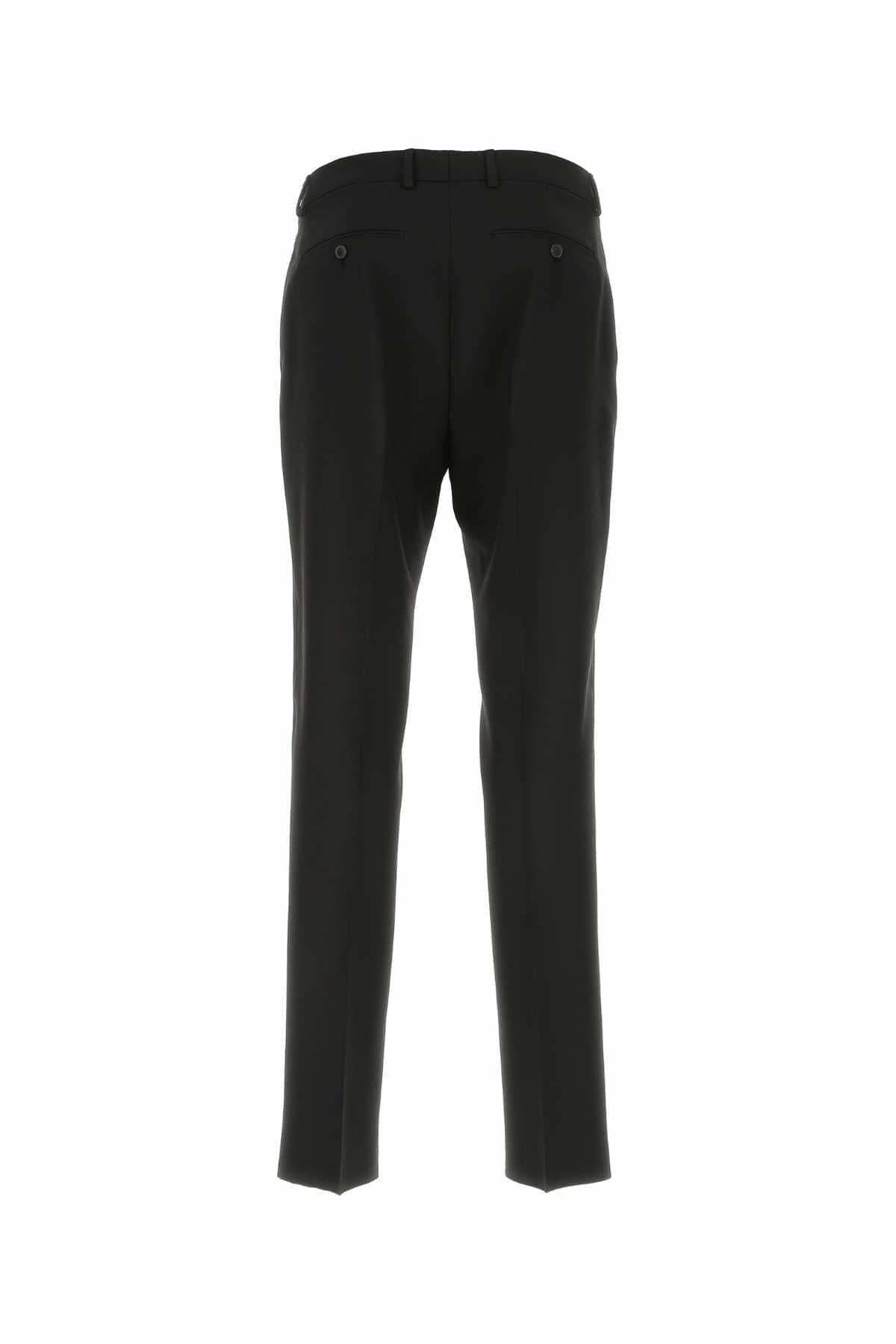 Valentino Garavani Men Black Wool Pant Luosophy