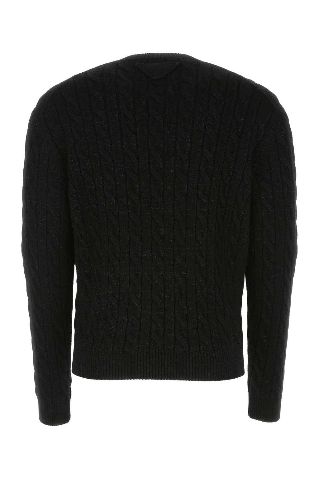 Prada Men Black Wool Blend Sweater Luosophy