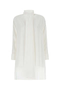 Loewe Women Ivory Crepe Oversize Blouse Luosophy