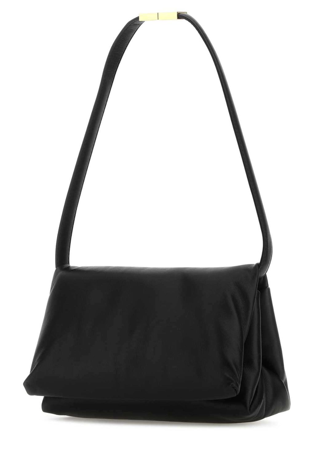 Marni Women Black Leather Prisma Shoulder Bag Luosophy