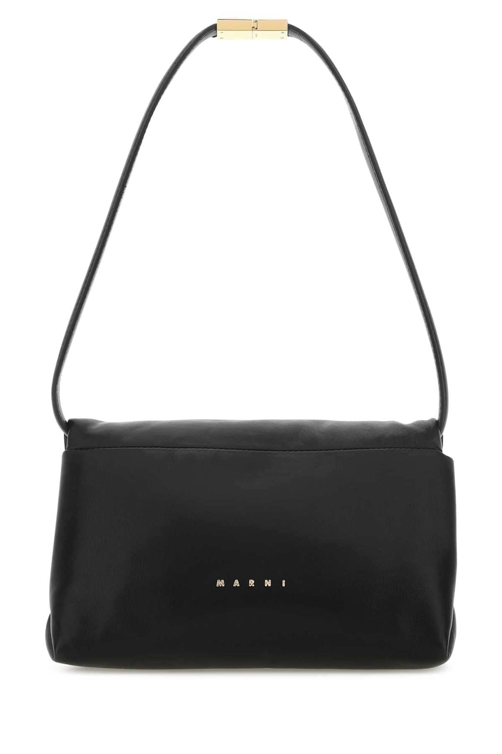 Marni Women Black Leather Prisma Shoulder Bag Luosophy