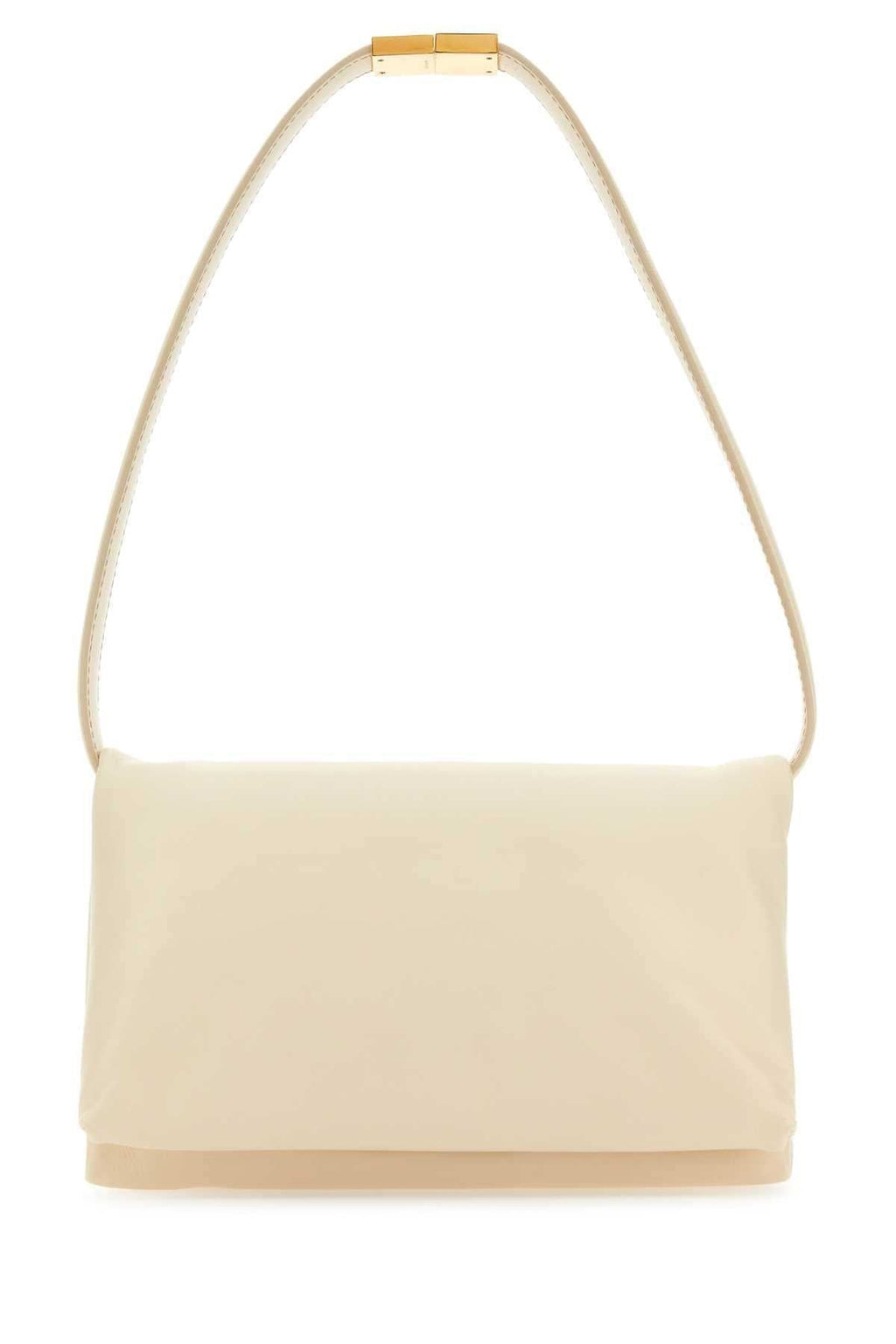 Marni Women Ivory Leather Prisma Shoulder Bag Luosophy