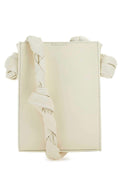 Jil Sander Women Ivory Leather Tangle Shoulder Bag Luosophy