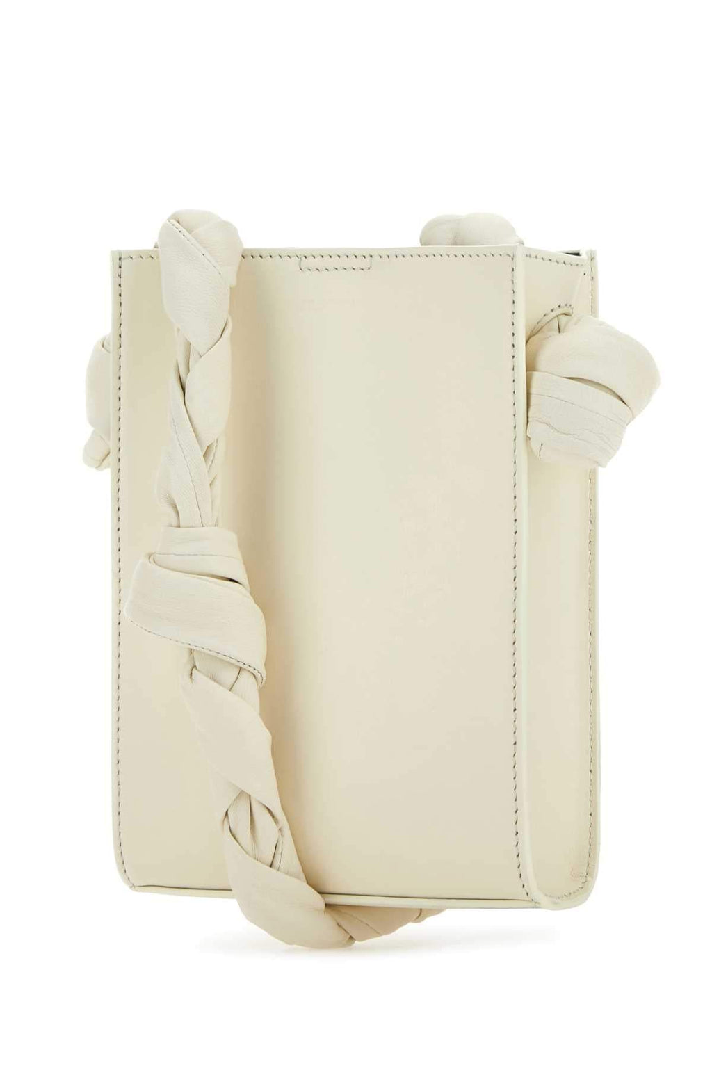 Jil Sander Women Ivory Leather Tangle Shoulder Bag Luosophy