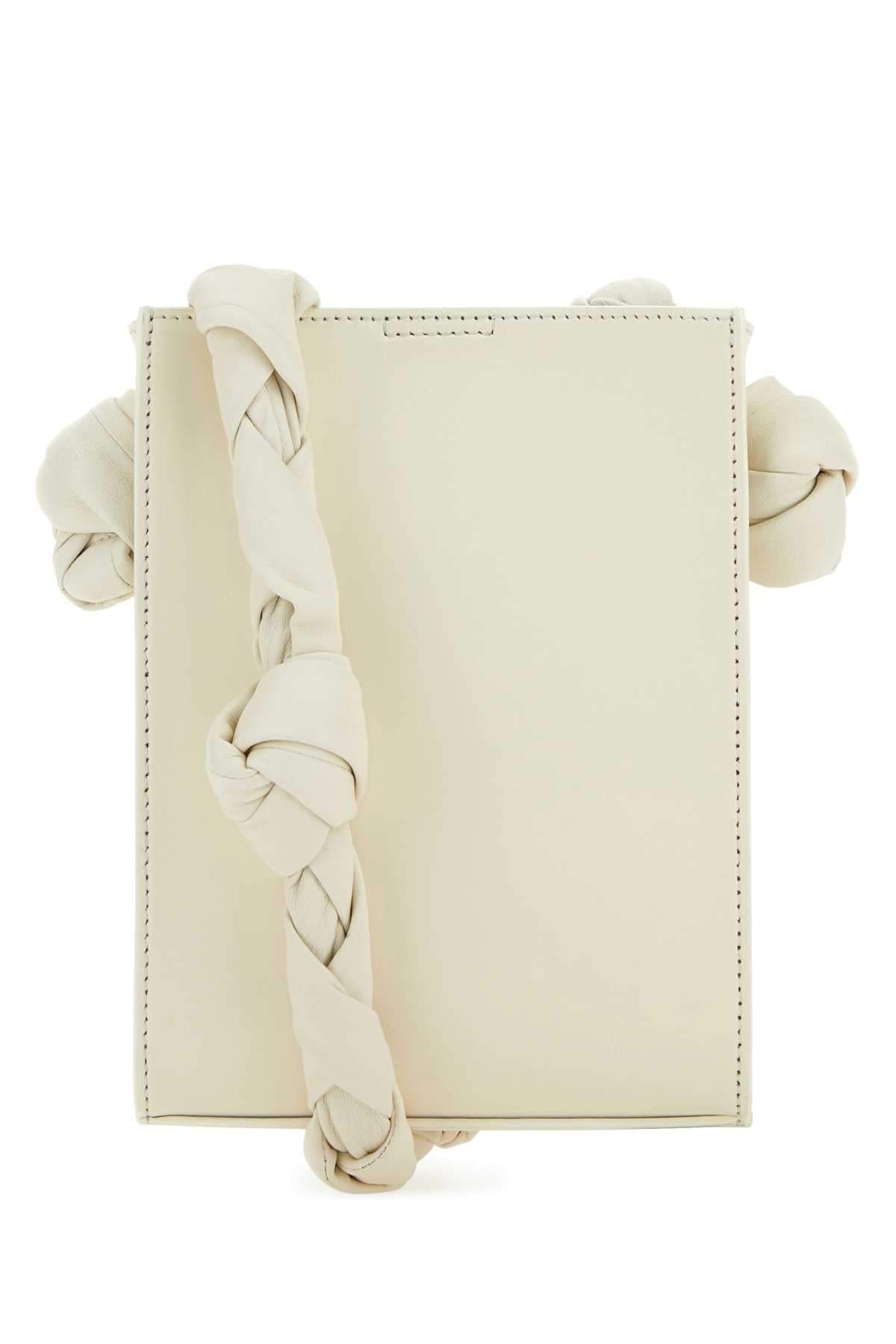 Jil Sander Women Ivory Leather Tangle Shoulder Bag Luosophy