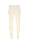 Prada Men Ivory Stretch Cashmere Blend Joggers Luosophy