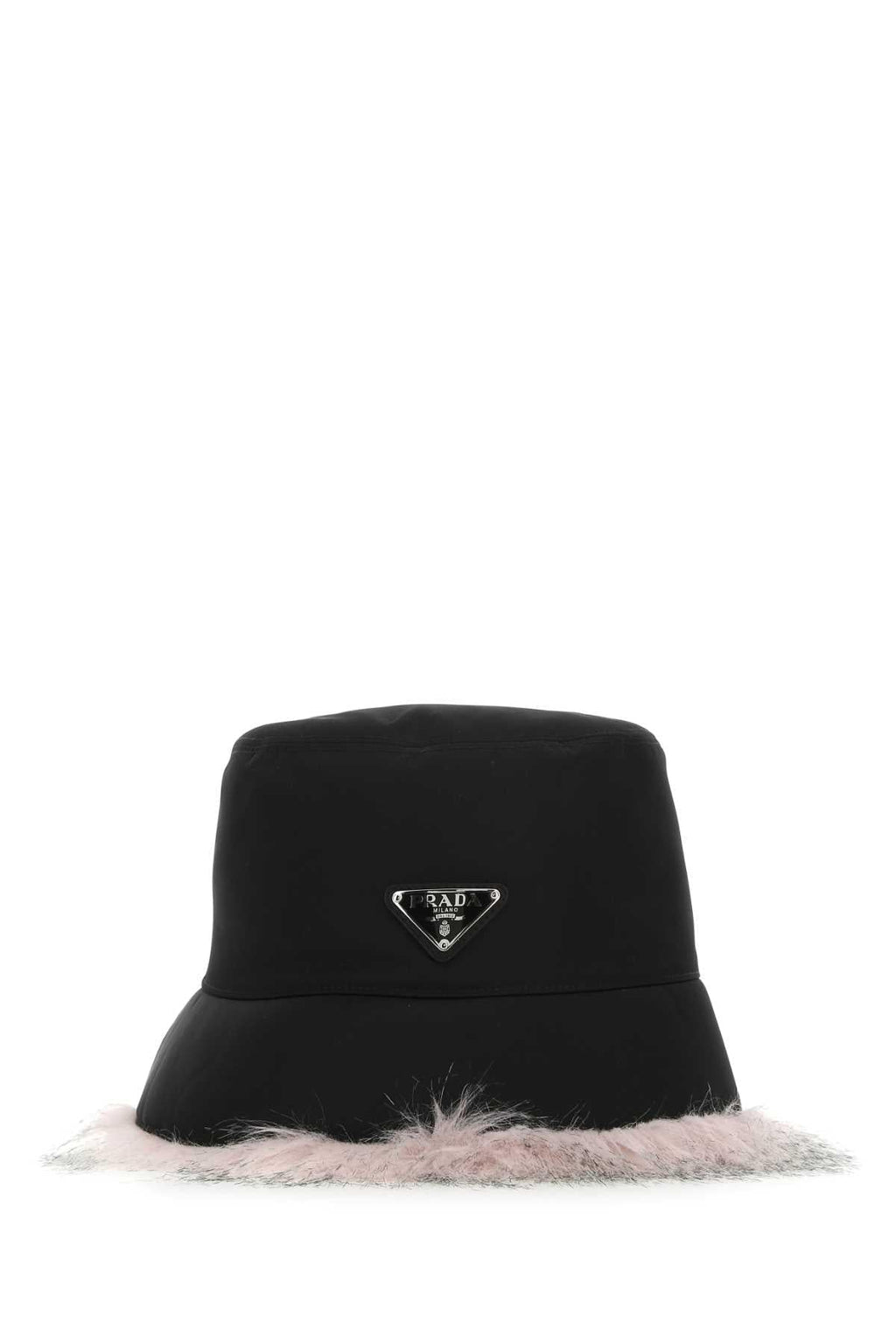 Prada Women Black Re-Nylon Hat Luosophy