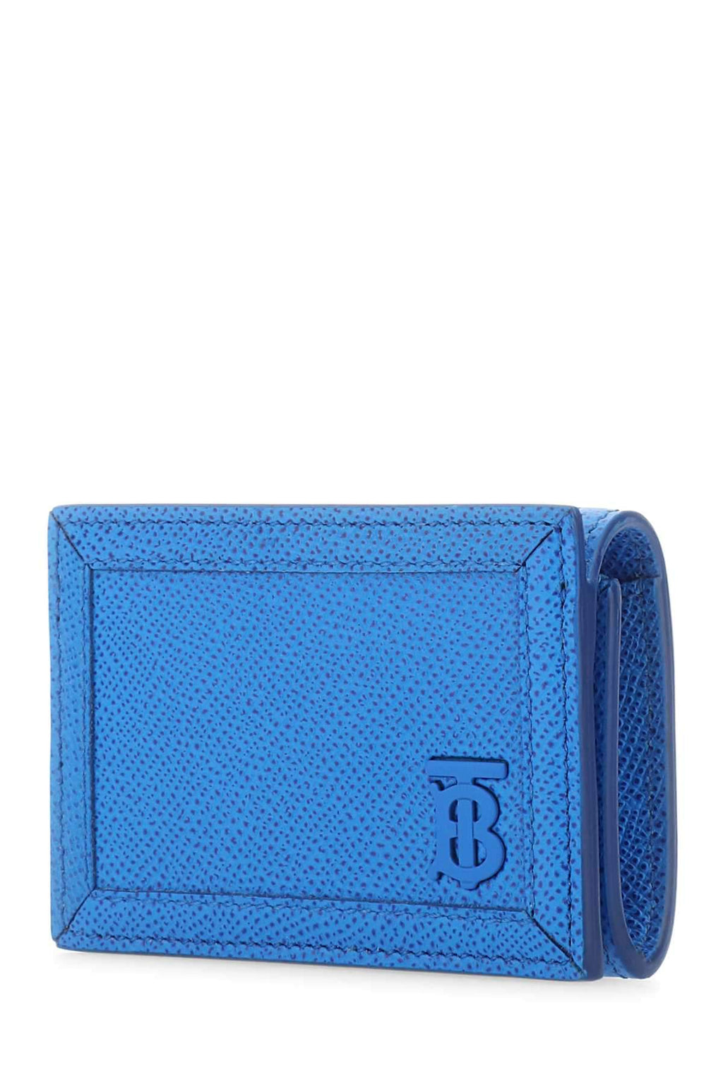Burberry Men Turquoise Leather Card Holder Luosophy